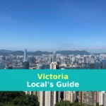 Victoria Peak with a body of water in the background
