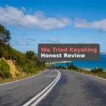 curved road near cliff