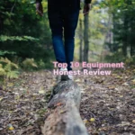 man walking on forest